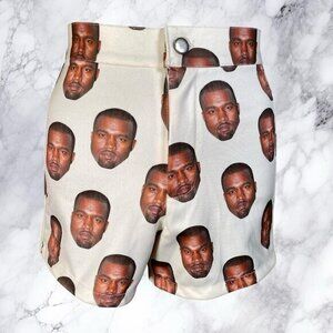 Omighty Kanye West High Waist Shorts